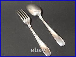 Antique Art Déco Lot 18 Coutellerie Français Argenterie Sfam Maillechort Argent