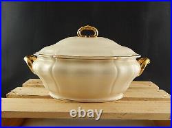 Antique Art Déco Soupière Centre de Table Céramique Décoration Or Villeroy&Boch Antique Art Déco Soupière Centre de Table Céramique Décoration Or Villeroy&Boch