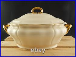 Antique Art Déco Soupière Centre de Table Céramique Décoration Or Villeroy&Boch Antique Art Déco Soupière Centre de Table Céramique Décoration Or Villeroy&Boch