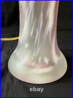 Antique Français Art Déco 1920's Champignon Lampe Pate de Verre Antique Français Art Déco 1920's Champignon Lampe Pate de Verre