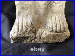 Antique Grand Céramique Art Déco Singe Figurine. Amsterdam École