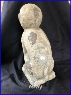 Antique Grand Céramique Art Déco Singe Figurine. Amsterdam École