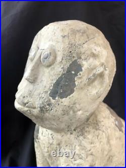 Antique Grand Céramique Art Déco Singe Figurine. Amsterdam École