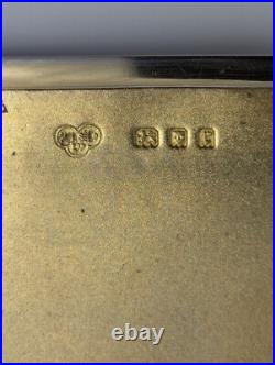 Art Déco Argent Sterling & Noir Émail Cigarette Étui Goldsmiths & Silversmiths