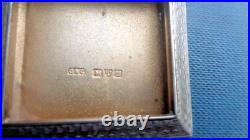 Art Déco Argent Sterling Pendentif Compact H / M Birmingham 1920 Cohen & Art Déco Argent Sterling Pendentif Compact H / M Birmingham 1920 Cohen &