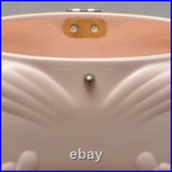 Art Déco Boîte à Biscuits, Pastel Rose, Bonbonnière, Rare, Pièce de Rêve, BMF