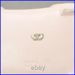 Art Déco Boîte à Biscuits, Pastel Rose, Bonbonnière, Rare, Pièce de Rêve, BMF