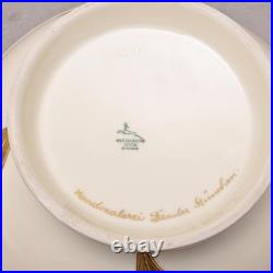 Art Déco Bonbonnière, Hertel-Jacob Rehau, Floral Handmalerei en Or V. Dassler