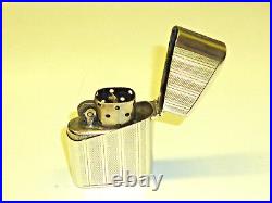 Art Déco Briquet Largeur Anglais 925 Sterling Silver Case Birmingham -england