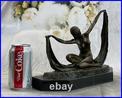 Art Déco Chair Femelle Femme Danseuse Bronze Marbre Statue Sculpture Collection Art Déco Chair Femelle Femme Danseuse Bronze Marbre Statue Sculpture Collection