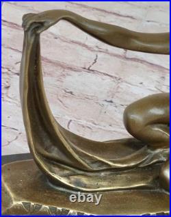 Art Déco Chair Femelle Femme Danseuse Bronze Marbre Statue Sculpture Collection