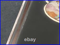 Art Deco Cigarette Case Silver Gold Lacquer Nacre Etui Argent Or Laque Burgaute