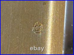 Art Deco Cigarette Case Silver Gold Lacquer Nacre Etui Argent Or Laque Burgaute