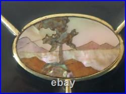 Art Deco Cigarette Case Silver Gold Lacquer Nacre Etui Argent Or Laque Burgaute