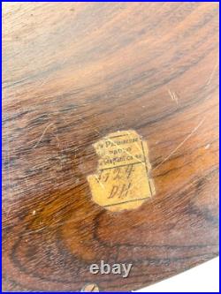 Art Déco Coiffeuse Bois Plateau, Marqueterie Bijoux Boîte, Parfum Atomiseur