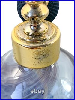 Art Déco Coiffeuse Bois Plateau, Marqueterie Bijoux Boîte, Parfum Atomiseur