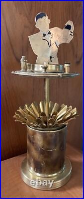 Art Déco Distributeur Cigarettes Barman Bar tender Cigarettes Dispenser Germany