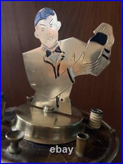 Art Déco Distributeur Cigarettes Barman Bar tender Cigarettes Dispenser Germany