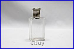 Art Déco Era de Collection Verre Transparent Flacon Parfum Exquis 1900s