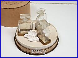 Art Deco Figene Paris Aube Nouvelle Coffret 3 Petit Flacon Parfum Miniature 1930