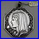 Art-Deco-Grosse-medaille-pendentif-religieuse-en-argent-massif-Vierge-Marie-01-qp