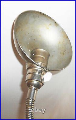 Art Déco Lampe à Col de Cygne Lampe de Table Chrome Bauhaus Vintage Bureau