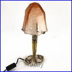 Art Déco Lampe de Table Bronze Lampe Plafond P. Maynadier & Cie. Lampe