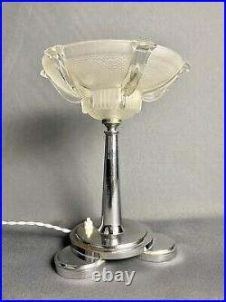 Art Deco Lampe de chevet lampe table lamp desk light moderniste France Petitot Style