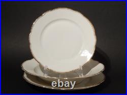 Art Deco Zeh Scherzer Bavaria Service 18 Assiettes Porcelaine Blanche Décor Or Art Deco Zeh Scherzer Bavaria Service 18 Assiettes Porcelaine Blanche Décor Or