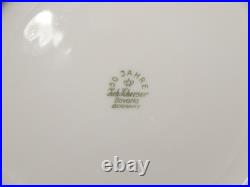 Art Deco Zeh Scherzer Bavaria Service 18 Assiettes Porcelaine Blanche Décor Or Art Deco Zeh Scherzer Bavaria Service 18 Assiettes Porcelaine Blanche Décor Or