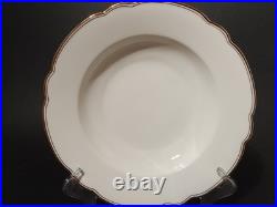 Art Deco Zeh Scherzer Bavaria Service 18 Assiettes Porcelaine Blanche Décor Or Art Deco Zeh Scherzer Bavaria Service 18 Assiettes Porcelaine Blanche Décor Or