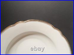 Art Deco Zeh Scherzer Bavaria Service 18 Assiettes Porcelaine Blanche Décor Or Art Deco Zeh Scherzer Bavaria Service 18 Assiettes Porcelaine Blanche Décor Or