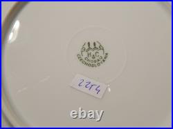 Art Deco Zeh Scherzer Bavaria Service 18 Assiettes Porcelaine Blanche Décor Or Art Deco Zeh Scherzer Bavaria Service 18 Assiettes Porcelaine Blanche Décor Or