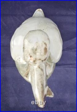 Art Déco, céramique, faïence sculpture oiseau de mer circa 1920