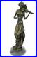 Art-Deco-de-Collection-Signee-Original-Jean-La-Femelle-Violon-Lecteur-Bronze-Art-01-isy