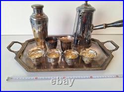 Art Déco silver-plated coffee service
