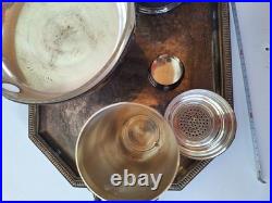 Art Déco silver-plated coffee service