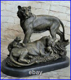 Art Rare Déco Signé Sculptures Original Bronze Williams de Collection Tigre Deal