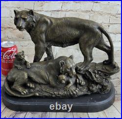 Art Rare Deco Signée Sculptures Original Bronze Williams Collection Tigre Solde