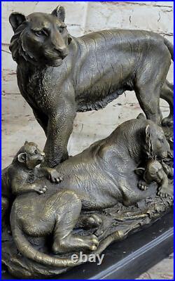 Art Rare Deco Signée Sculptures Original Bronze Williams Collection Tigre Solde