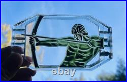 Ashtray Cendrier Art Deco Homme Athlete Archers Tireur A L'arc Greco Romain 1930