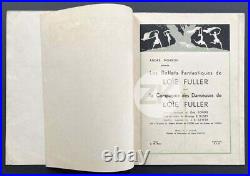 BALLETS LOIE FULLER Gab SORERE Danse Féerie Film E. HALOUZE Art déco 1934