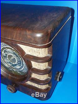 BELLE RADIO BAKELITE PHILIPS 470 a 29 TSF ANCIENNE COLLECTION 1930/40 ART DECO
