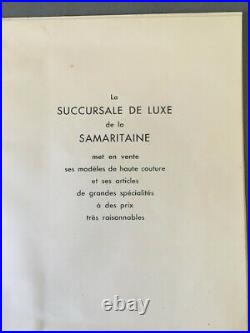 BENITO Catalogue la Samaritaine, Luxe Haute Couture couverture Art Déco