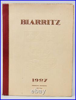 BIARRITZ 1927 Illustrations par Ramiro ARRUE PAYS BASQUE ART DÉCO