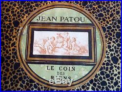 BOITE ANCIENNE JEAN PATOU LE COIN DES RIENS vers 1924, Haute couture Art-Déco