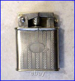 BRIQUET Ancien (HISPANO Art Déco) Vintage fuel LIGHTER Feuerzeug accendino