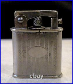 BRIQUET Ancien (HISPANO Art Déco) Vintage fuel LIGHTER Feuerzeug accendino