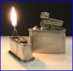 BRIQUET Ancien KW Karl Wieden Art Déco. Vintage Fuel Desk LIGHTER Feuerzeug