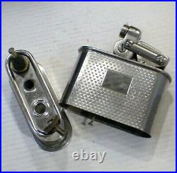 BRIQUET Ancien KW Karl Wieden Art Déco. Vintage Fuel Desk LIGHTER Feuerzeug